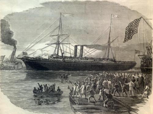 Steamship for NY Infantry